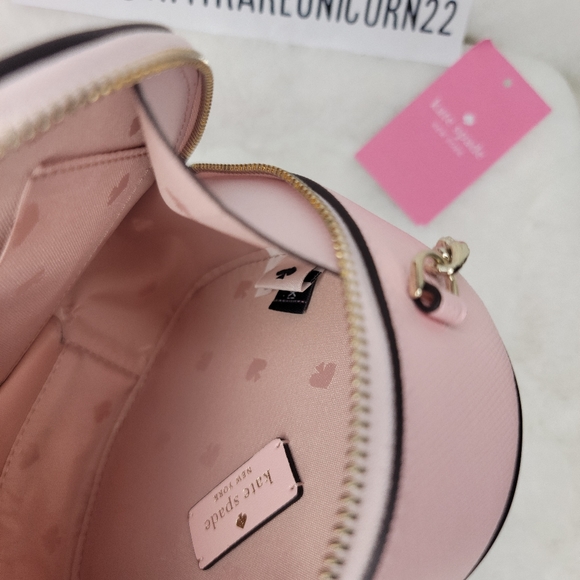 Mini Kate Spade heart ♥️ Love Shack Pink Crossbody - Picture 9 of 16